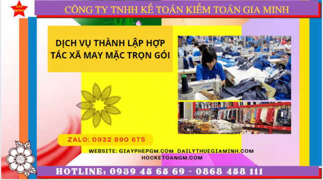Dịch vụ thành lập hợp tác xã may mặc trọn gói tại Đắk Nông - nhanh chóng và uy tín 6 Dịch vụ thành lập hợp tác xã may mặc trọn gói tại Đắk Nông