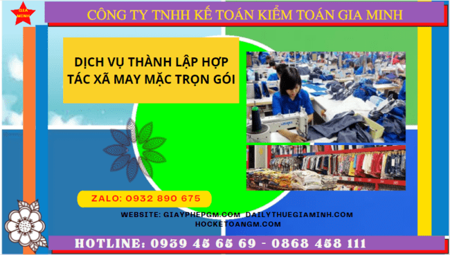 DỊCH VỤ THÀNH LẬP HỢP TÁC XÃ MAY MẶC TRỌN GÓI TẠI ĐIỆN BIÊN 6 Dịch vụ thành lập hợp tác xã may mặc trọn gói tại Điện Biên