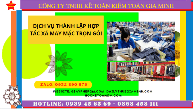 dịch vụ thành lập hợp tác xã may mặc trọn gói tại Nghệ An - dịch vụ nhanh chóng và uy tín 6 Dịch vụ thành lập hợp tác xã may mặc trọn gói tại Nghệ An