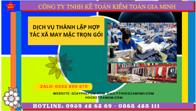 Dịch vụ thành lập hợp tác xã may mặc trọn gói tại Ninh Thuận - dịch vụ nhanh chóng 6 Dịch vụ thành lập hợp tác xã may mặc trọn gói tại Ninh Thuận
