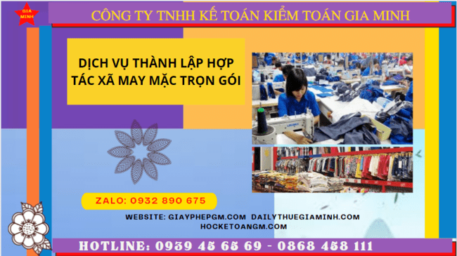 Thành lập hợp tác xã may mặc tại thành phố Cần Thơ 6 Dịch vụ thành lập hợp tác xã may mặc trọn gói tại Thành Phố Cần Thơ