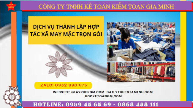 Dịch vụ thành lập hợp tác xã may mặc trọn gói tại Thành Phố Đà Nẵng 