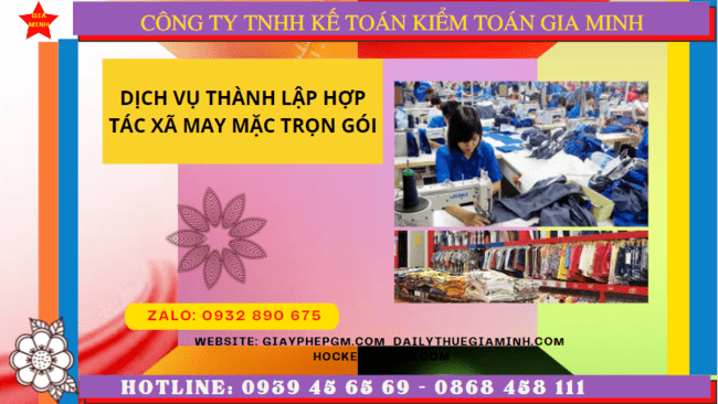 Dịch vụ thành lập hợp tác xã may mặc trọn gói tại Thành Phố Hưng Yên