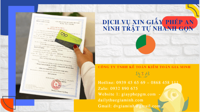 DỊCH VỤ XIN GIẤY PHÉP AN NINH TRẬT TỰ NHANH GỌN TẠI BẮC NINH 6 Dịch vụ xin giấy phép an ninh trật tự cơ sở kinh doanh tại Bắc Ninh