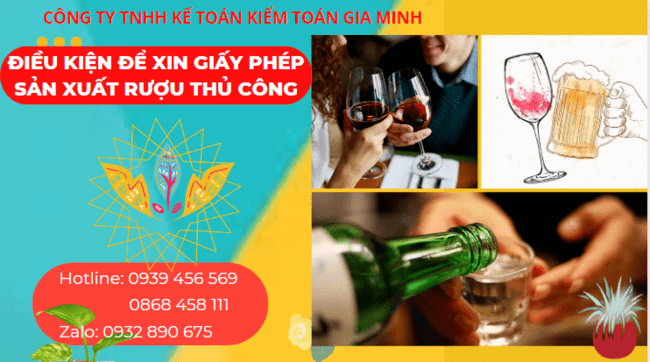Điều kiện để xin giấy phép sản xuất rượu thủ công 4 Điều kiện cấp giấy phép sản xuất rượu thủ công