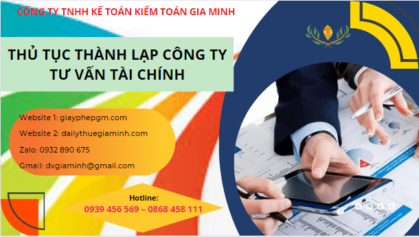 Điều kiện thành lập công ty tư vấn tài chính tại TPHCM 