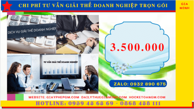 Tư vấn giải thể doanh nghiệp trọn gói tại Thái Nguyên 5 Giải thể doanh nghiệp tại Thái Nguyên tốn bao nhiêu tiền
