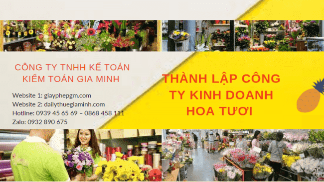 Thành lập công ty kinh doanh hoa tươi tại Thanh Hóa | Hướng dẫn đầy đủ 2025 4 Hồ sơ thành lập công ty kinh doanh hoa tươi tại Thanh Hóa