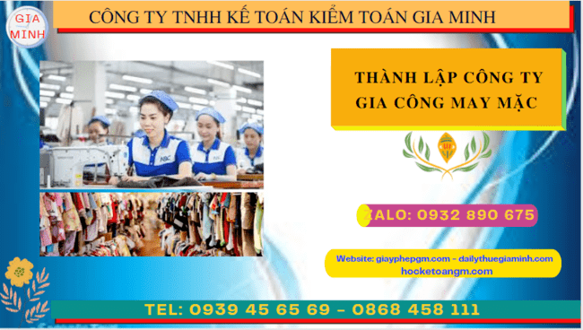 Thành lập công ty gia công may mặc: Hướng dẫn chi tiết tại An Giang 4 Kinh nghiệm thành lập công ty gia công may mặc tại An Giang