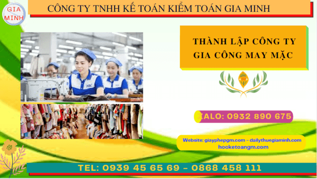 THÀNH LẬP CÔNG TY GIA CÔNG MAY MẶC TẠI BÀ RỊA VŨNG TÀU 4 Kinh nghiệm thành lập công ty gia công may mặc tại Bà Rịa Vũng Tàu