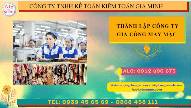 Kinh nghiệm thành lập công ty gia công may mặc tại Bình Thuận