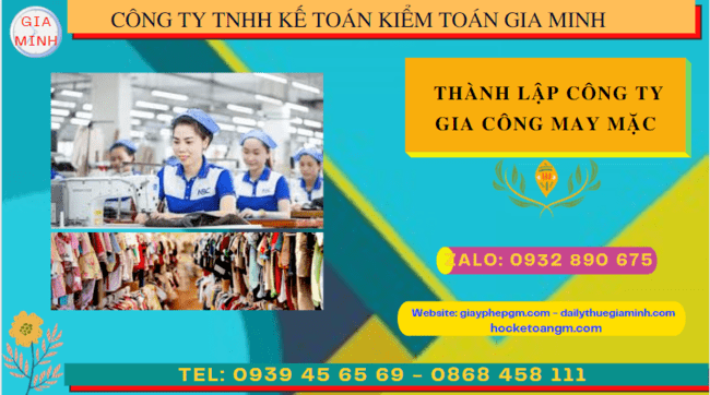 Kinh nghiệm thành lập công ty gia công may mặc tại Đắk Lắk