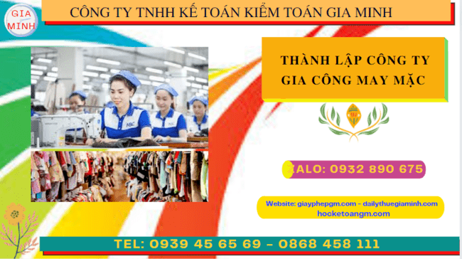 Kinh nghiệm thành lập công ty gia công may mặc tại Gia Lai