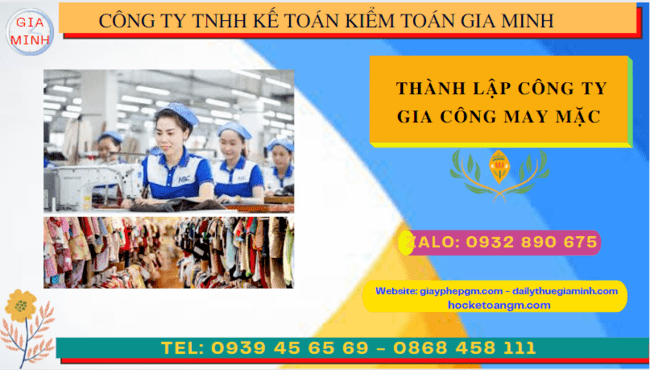 Kinh nghiệm thành lập công ty gia công may mặc tại Khánh Hòa