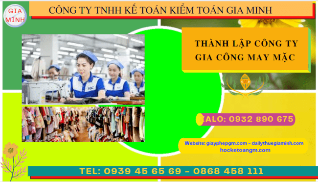 Thành lập công ty gia công may mặc tại lào cai 4 Kinh nghiệm thành lập công ty gia công may mặc tại Lào Cai