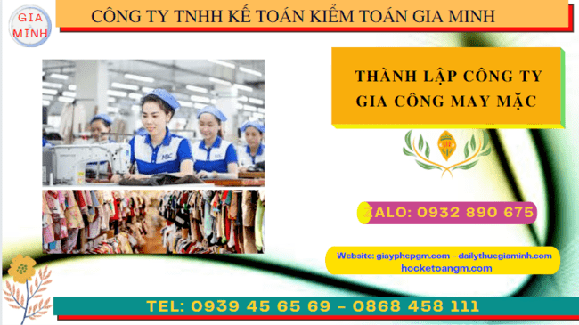 THÀNH LẬP CÔNG TY GIA CÔNG MAY MẶC TẠI NAM ĐỊNH 4 Kinh nghiệm thành lập công ty gia công may mặc tại Nam Định