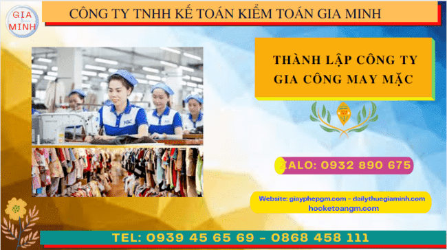 Kinh nghiệm thành lập công ty gia công may mặc tại Ninh Thuận