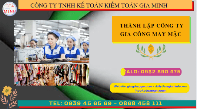 Kinh nghiệm thành lập công ty gia công may mặc tại Phú Yên
