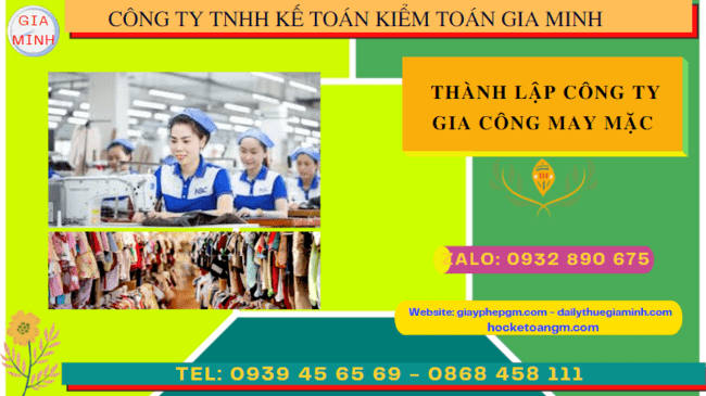 Thành lập công ty gia công may mặc tại Quảng Bình | Dịch vụ tư vấn trọn gói, nhanh chóng, uy tín 4 Kinh nghiệm thành lập công ty gia công may mặc tại Quảng Bình