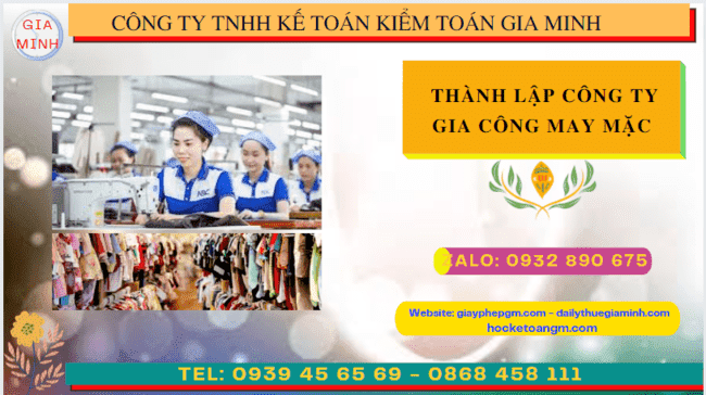 THÀNH LẬP CÔNG TY GIA CÔNG MAY MẶC TẠI QUẢNG NINH 4 Kinh nghiệm thành lập công ty gia công may mặc tại Quảng Ninh