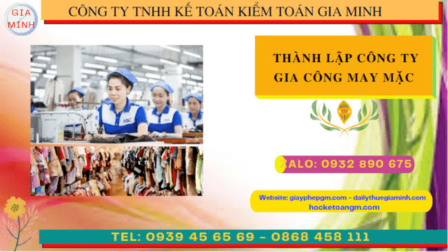 Kinh nghiệm thành lập công ty gia công may mặc tại Quảng Trị