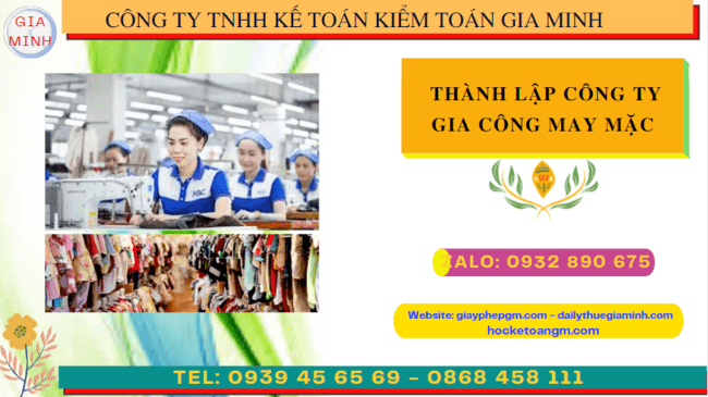 Kinh nghiệm thành lập công ty gia công may mặc tại TP Hưng Yên