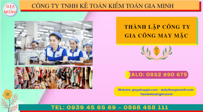Kinh nghiệm thành lập công ty gia công may mặc tại Vũng Tàu