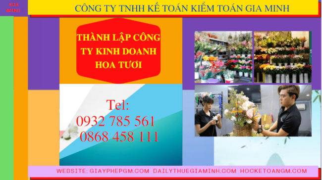 Thành lập công ty kinh doanh hoa tươi tại lạng sơn 6 Quy trình thành lập công ty kinh doanh hoa tươi tại Lạng Sơn