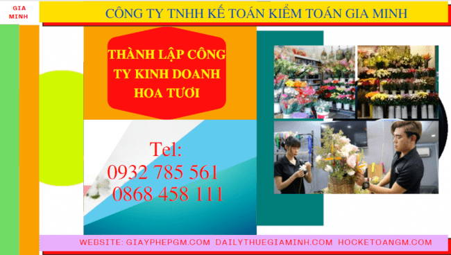 Thành lập công ty kinh doanh hoa tươi tại Quảng Ngãi | Hỗ trợ hồ sơ & thủ tục nhanh chóng 6 Quy trình thành lập công ty kinh doanh hoa tươi tại Quảng Ngãi