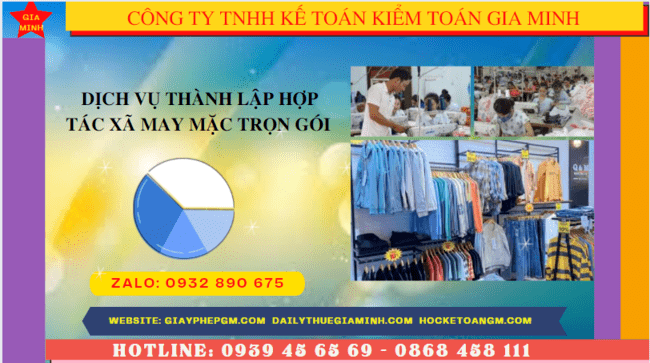 DỊCH VỤ THÀNH LẬP HỢP TÁC XÃ MAY MẶC TRỌN GÓI TẠI BẮC KẠN 4 Quy trình thành lập hợp tác xã may mặc tại Bắc Kạn