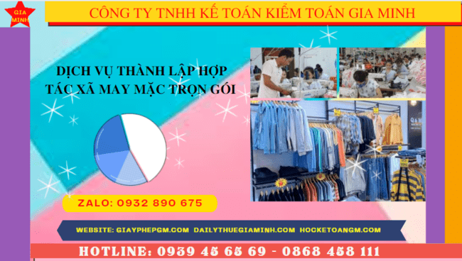 Quy trình thành lập hợp tác xã may mặc tại Bình Thuận