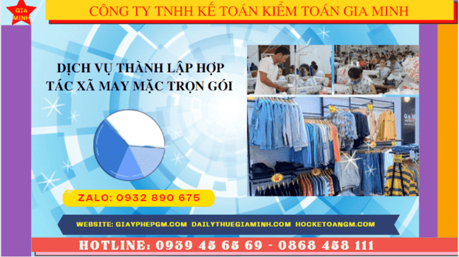 Dịch vụ thành lập hợp tác xã may mặc trọn gói tại Cà Mau - nhanh chóng và uy tín 4 Quy trình thành lập hợp tác xã may mặc tại Cà Mau