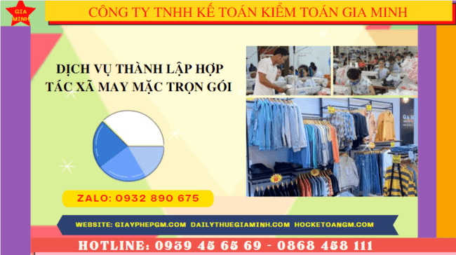Quy trình thành lập hợp tác xã may mặc tại Đắk Lắk