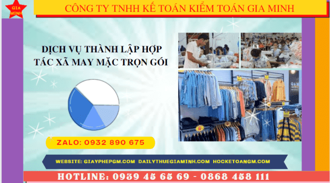 Dịch vụ thành lập hợp tác xã may mặc trọn gói tại Đắk Nông - nhanh chóng và uy tín 4 Quy trình thành lập hợp tác xã may mặc tại Đắk Nông