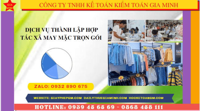 Quy trình thành lập hợp tác xã may mặc tại Đồng Nai