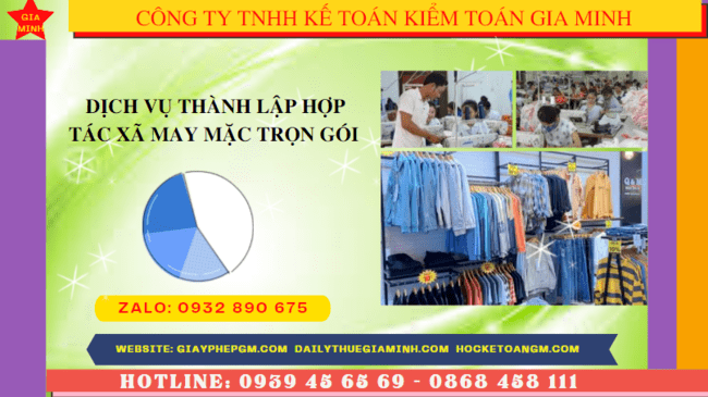 dịch vụ thành lập hợp tác xã may mặc trọn gói tại Hải Dương - nhanh chóng và uy tín 5 Quy trình thành lập hợp tác xã may mặc tại Hải Dương