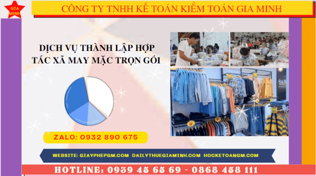 DỊCH VỤ THÀNH LẬP HỢP TÁC XÃ MAY MẶC TRỌN GÓI TẠI HÒA BÌNH 4 Quy trình thành lập hợp tác xã may mặc tại Hòa Bình