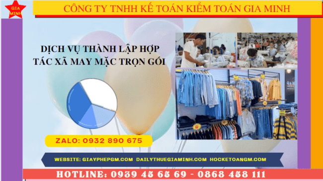 Quy trình thành lập hợp tác xã may mặc tại Thành Phố Hưng Yên