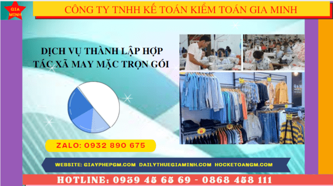 Quy trình thành lập hợp tác xã may mặc tại Quận Ninh Kiều