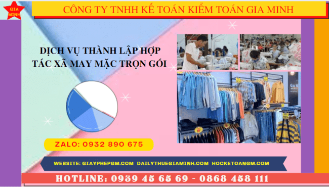 Quy trình thành lập hợp tác xã may mặc tại Yên Bái