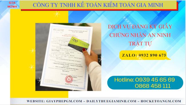 Dịch vụ đăng ký giấy chứng nhận an ninh trật tự tại thành phố châu đốc 4 Dịch vụ đăng ký giấy chứng nhận an ninh trật tự tại Thành phố Châu Đốc