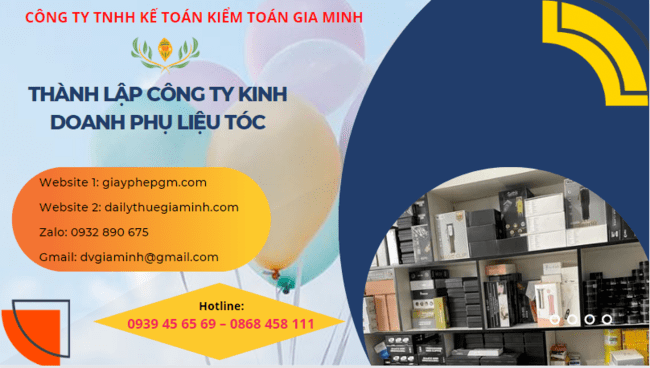 Thành lập công ty kinh doanh phụ liệu tóc tại Bình Thuận 4 Thành lập doanh nghiệp kinh doanh phụ liệu tóc tại Bình Thuận
