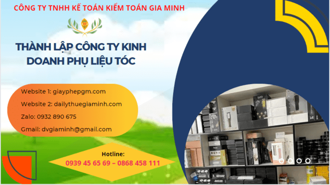 Thành lập công ty kinh doanh phụ liệu tóc tại đồng nai 4 Thành lập doanh nghiệp kinh doanh phụ liệu tóc tại Đồng Nai