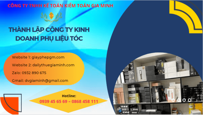 Thành lập công ty kinh doanh phụ liệu tóc tại gia lai 4 Thành lập doanh nghiệp kinh doanh phụ liệu tóc tại Gia Lai