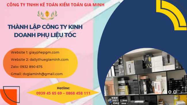 Thành lập công ty kinh doanh phụ liệu tóc tại Khánh Hoà 4 Thành lập doanh nghiệp kinh doanh phụ liệu tóc tại Khánh Hòa
