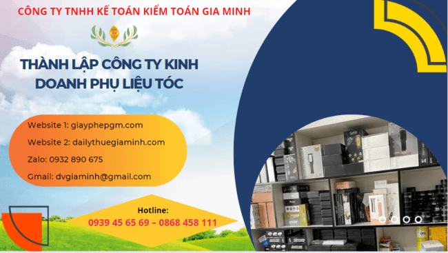 Thành lập công ty kinh doanh phụ liệu tóc tại Kon Tum 4 Thành lập doanh nghiệp kinh doanh phụ liệu tóc tại Kon Tum