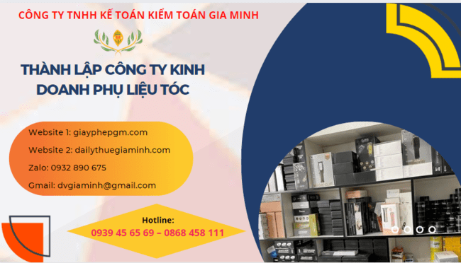 Thành lập công ty kinh doanh phụ liệu tóc tại ninh thuận 4 Thành lập doanh nghiệp kinh doanh phụ liệu tóc tại Ninh Thuận