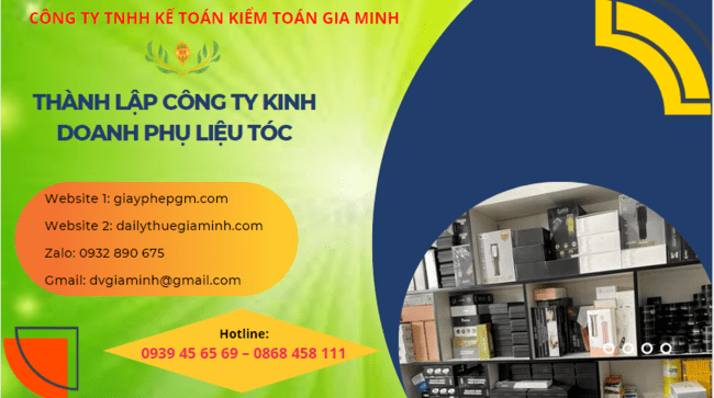 Thành lập công ty kinh doanh phụ liệu tóc tại Thanh Hoá 4 Thành lập doanh nghiệp kinh doanh phụ liệu tóc tại Thanh Hóa