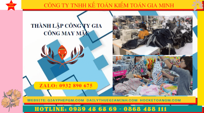 Thủ tục điều kiện thành lập công ty gia công may mặc tại Gia Lai