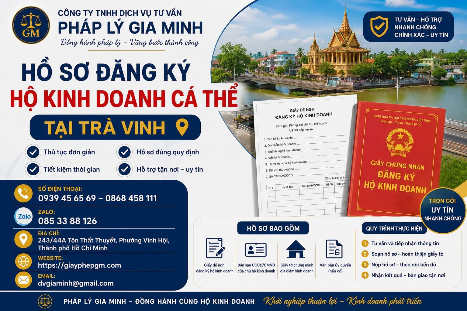 Hồ sơ đăng ký hộ kinh doanh cá thể tại Trà Vinh